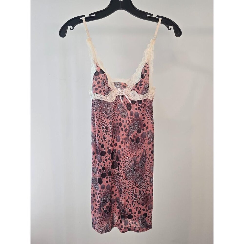 Diana Secret Chemise Camisole Retro Print S